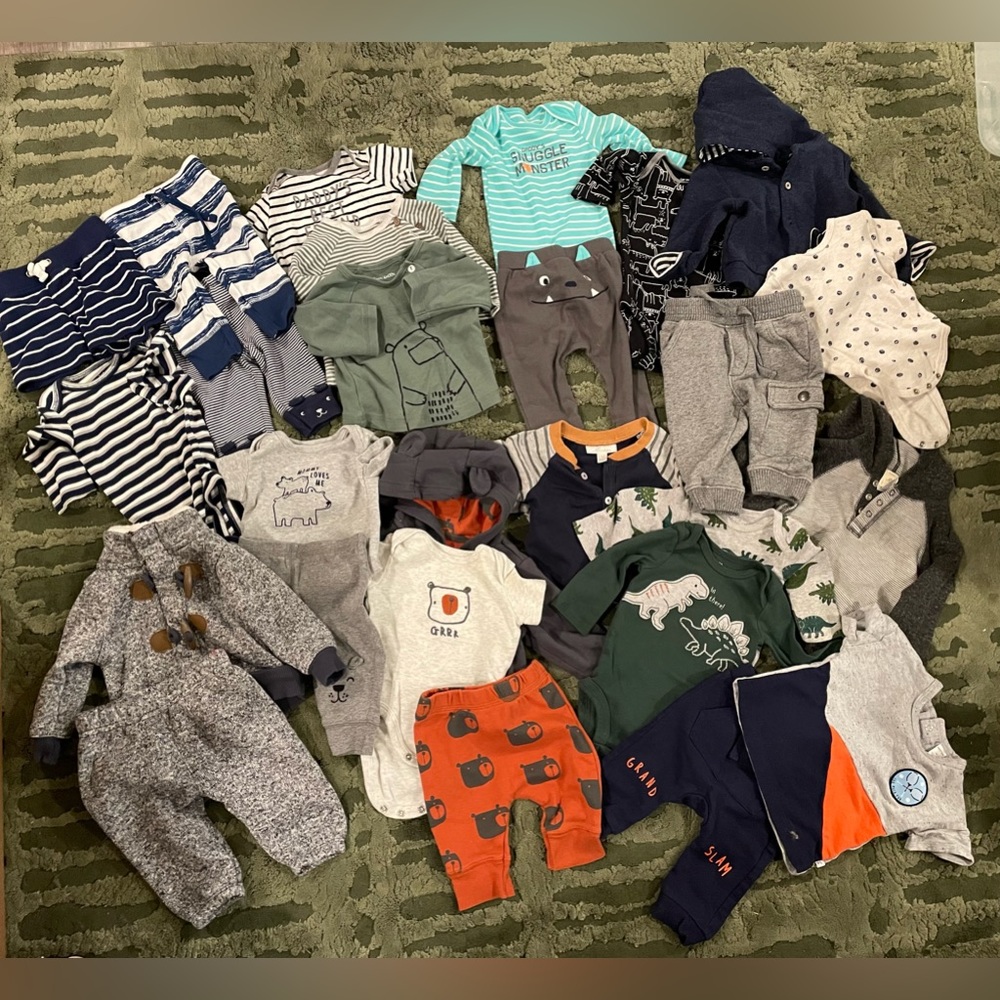 3 month Baby clothes - gently worn